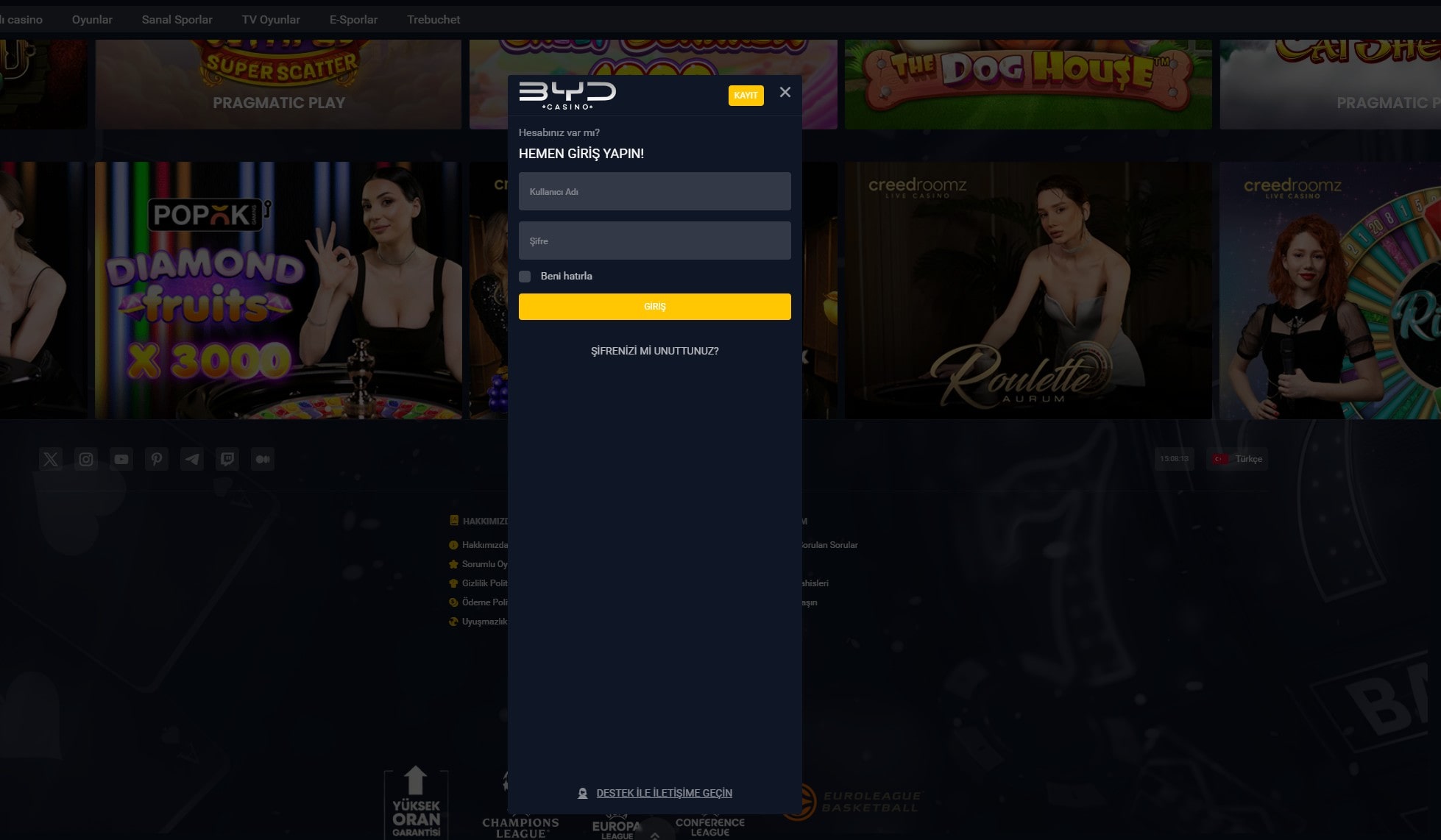 bydcasino yeni giriş